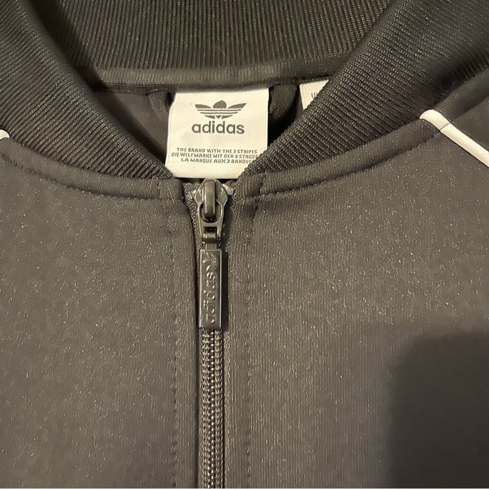 Adidas Classic Black Track Jacket - Picture 6 of 7